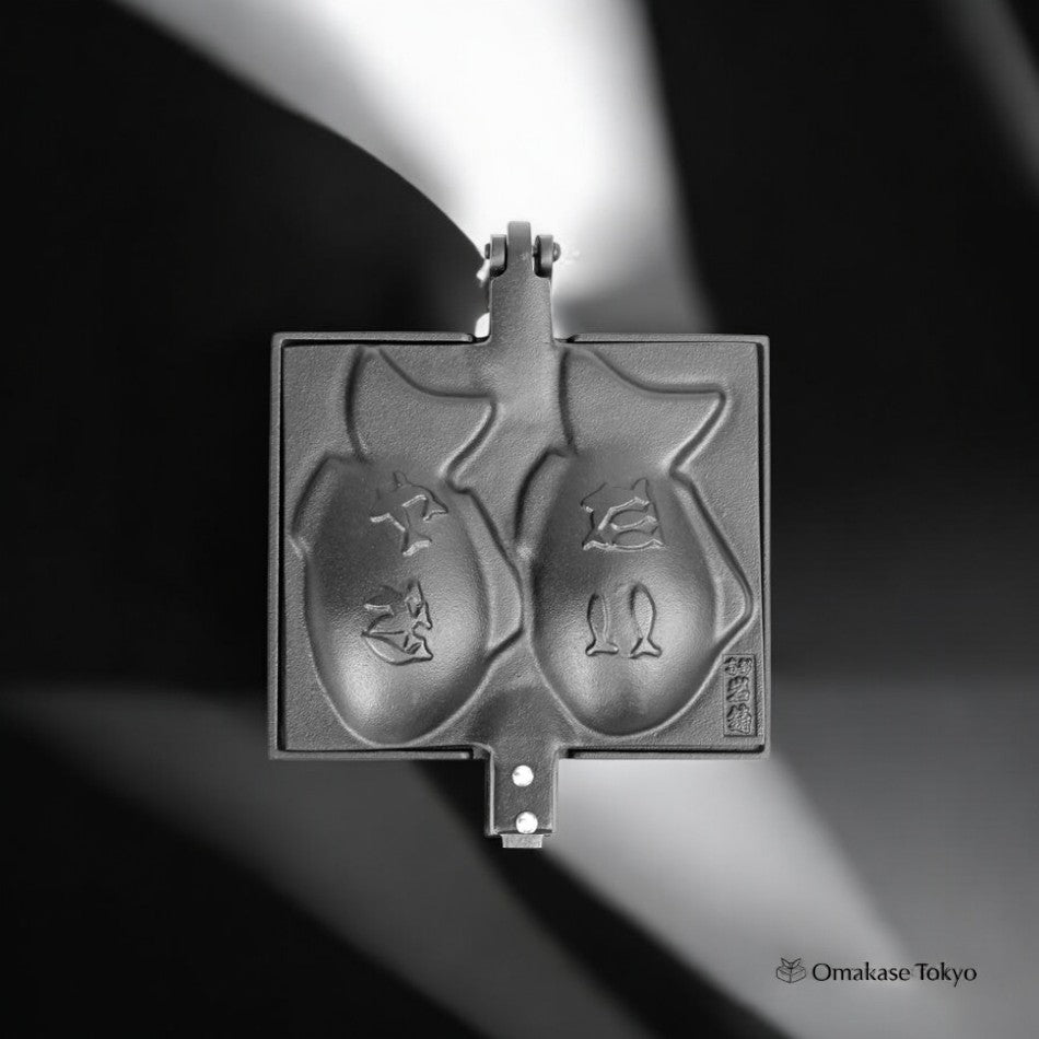 Iwachu Black Enamel Coated Taiyaki Maker Model 24030