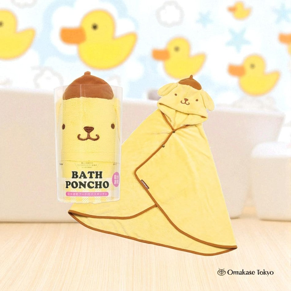 Skater Sanrio 连帽浴巾
