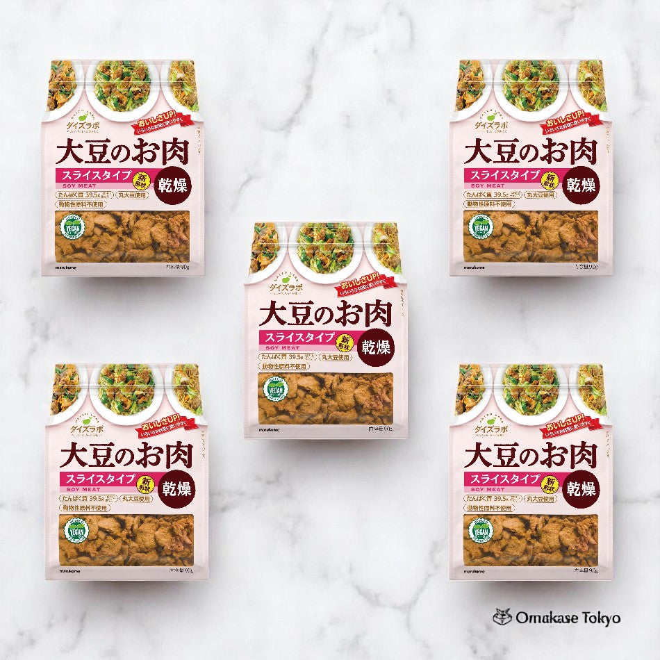 Marukome Soybean Labo Dried Soy Meat Slice Type 5 Packs