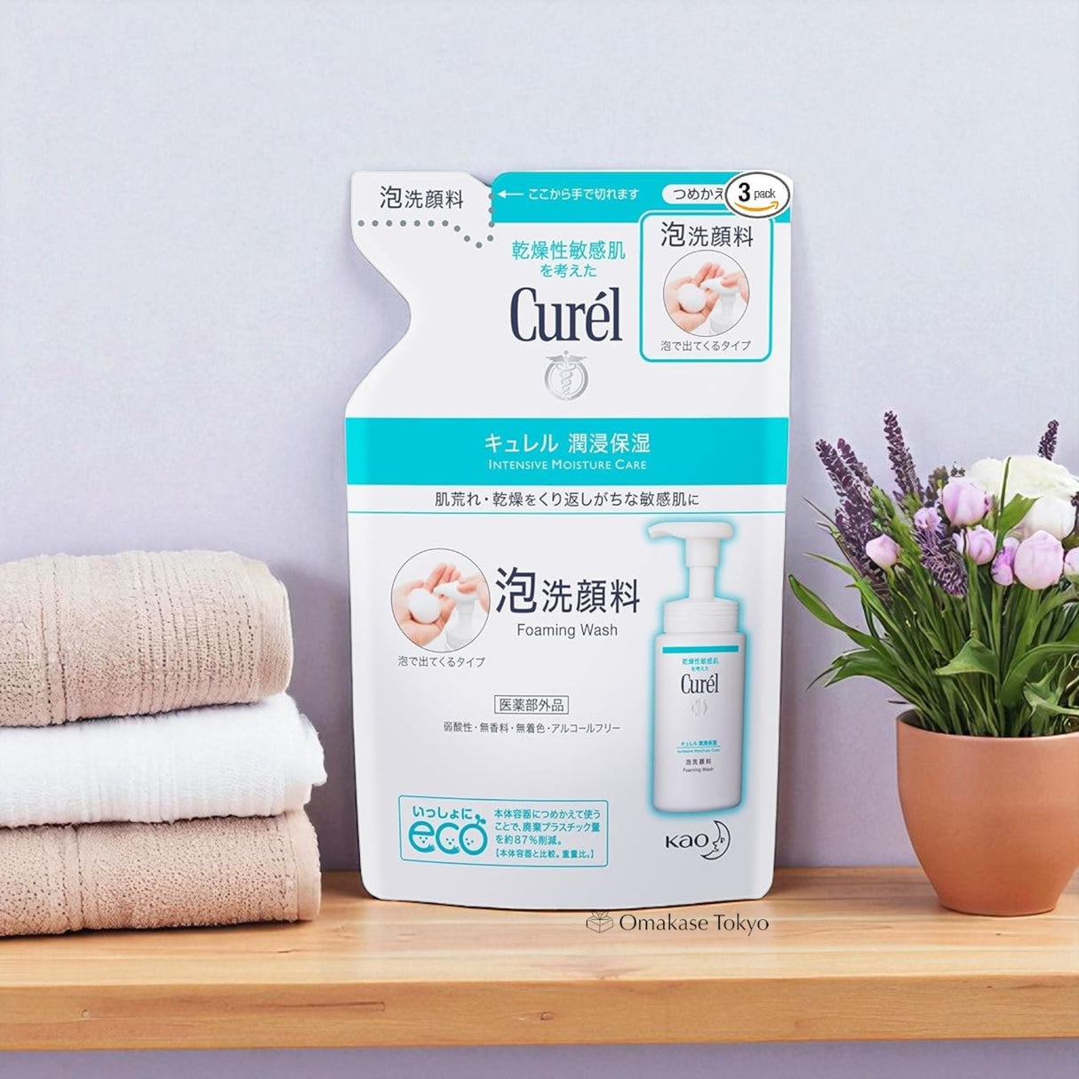 Kao Curel Foaming Face Wash Refill 130ml