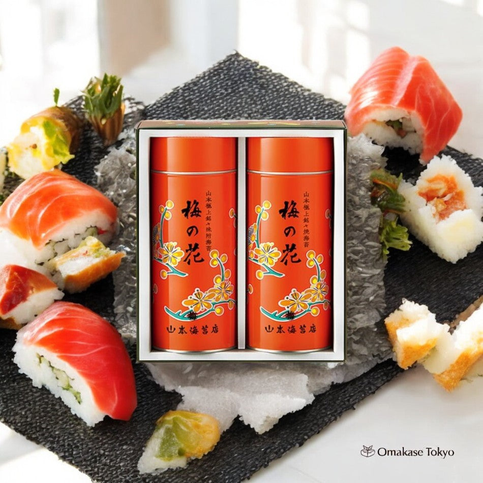Coffret cadeau d'algues nori premium "Ume no Hana"