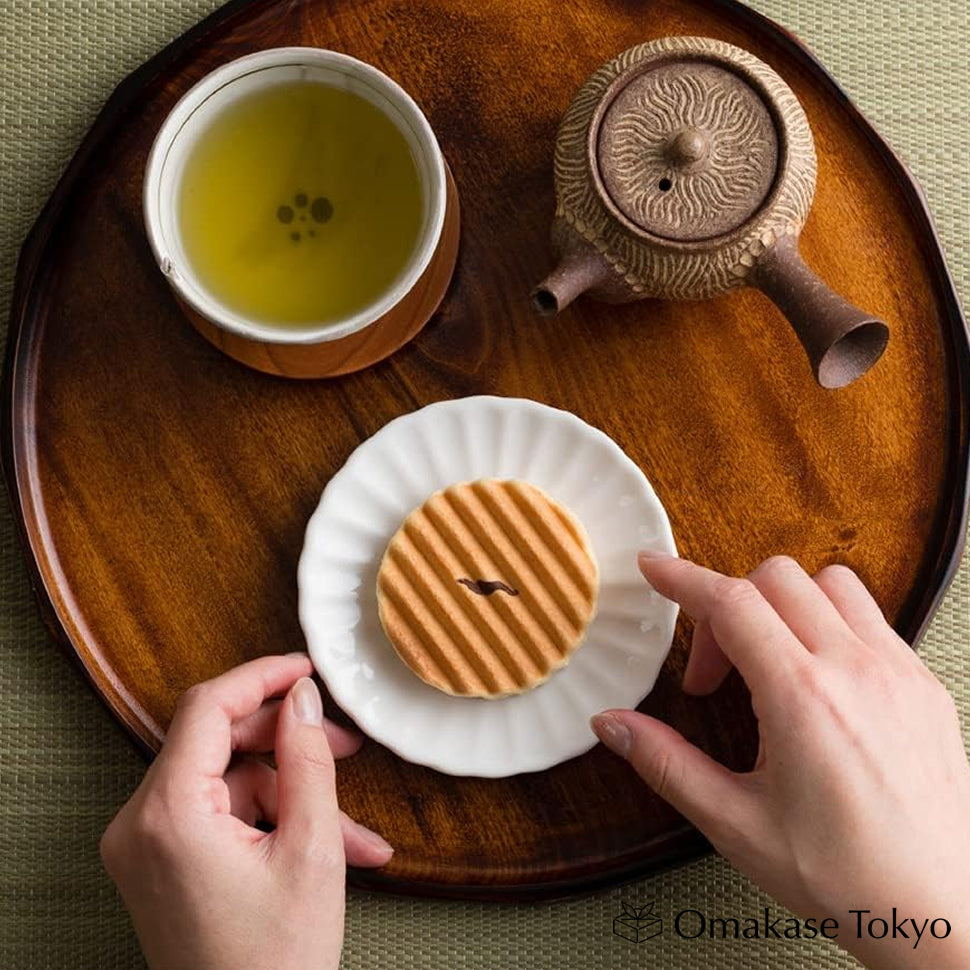 Kozuki Senju Senbei Kyoto Japanese Sweets (16 pieces)