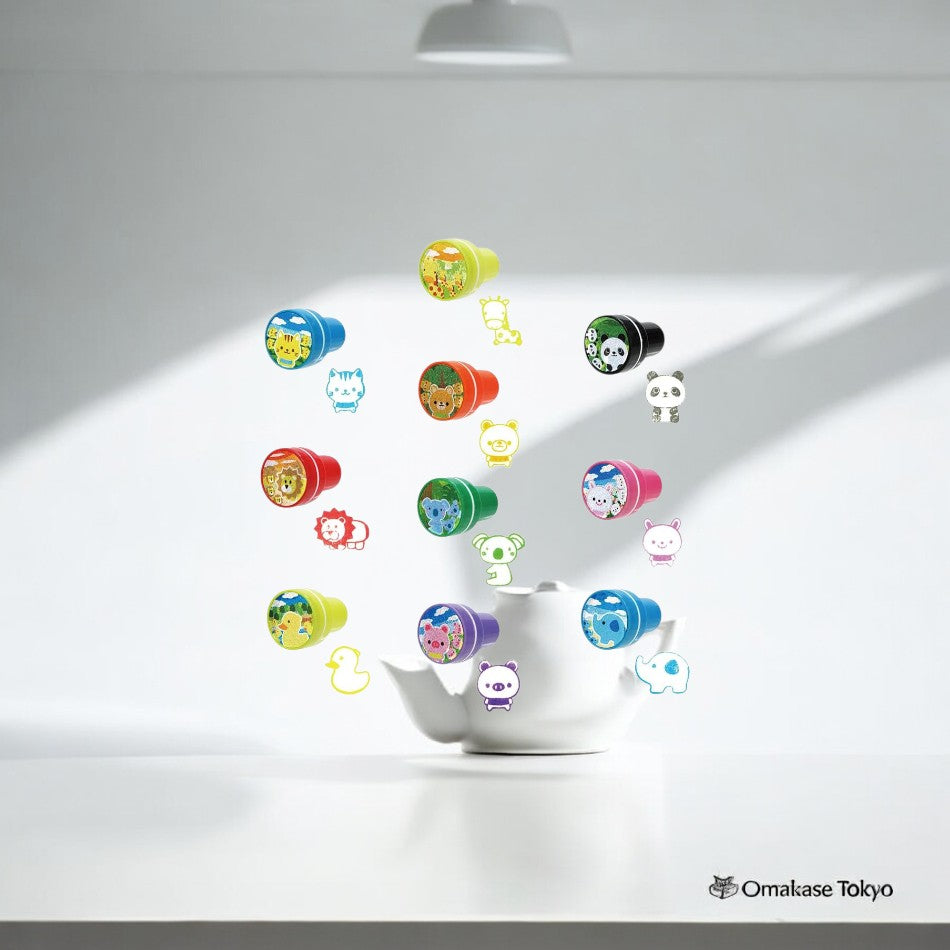 Animal Friends Mini Stamp Set – Ink Included