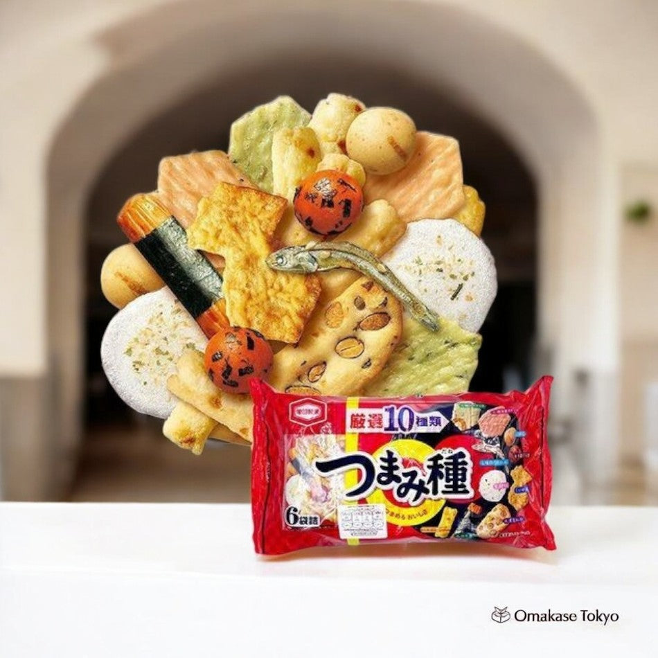 Kameda Tsumami Dane Rice Crackers 120g (3-Pack)