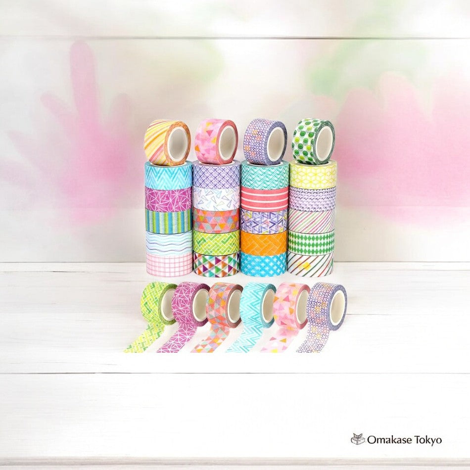 AUGSHYO 装饰纸胶带套装 – 24 卷