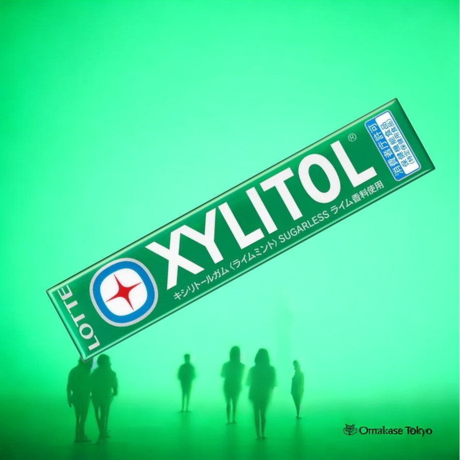 Lotte Xylitol Gum Lime Mint 21g (14 tablets)