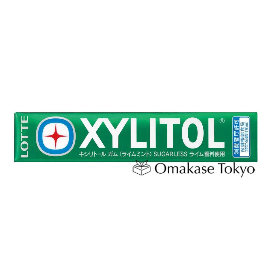 Lotte Xylitol Gum Lime Mint 21g (14 tablets)