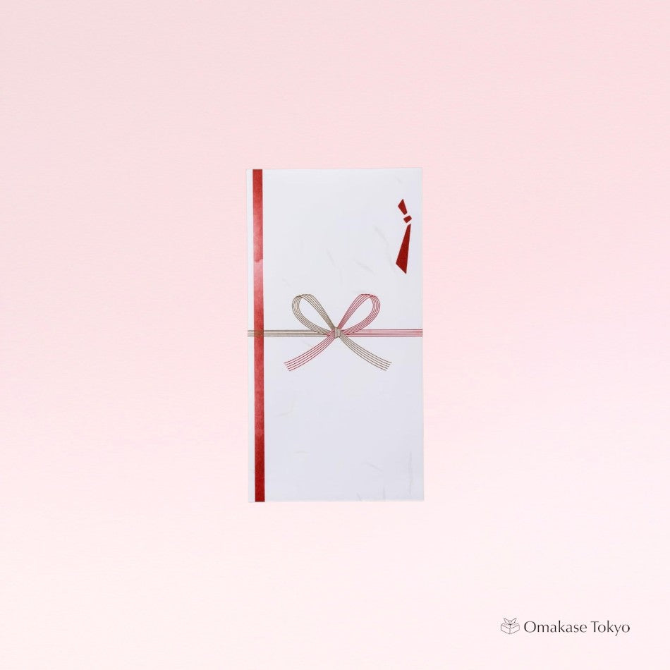 Enveloppe de célébration japonaise Washi Fukushodou – Noeud blanc