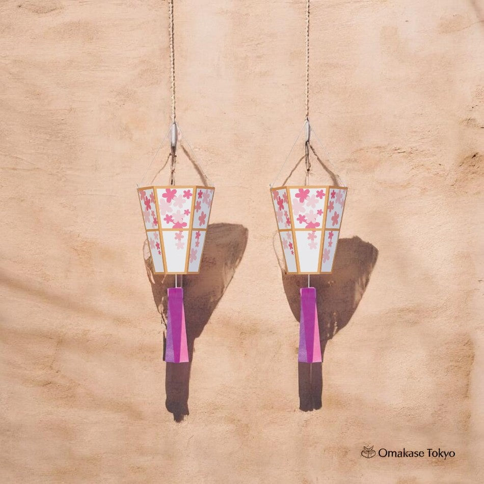 Cherry Blossom Bonbori Hanging Decoration – Omakase Tokyo