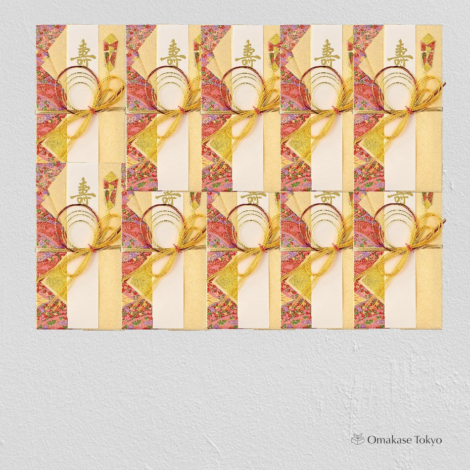 Enveloppe de célébration de mariage Maruai – Hiyori Rouge
