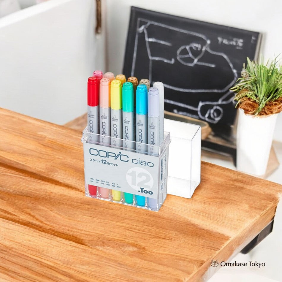 Ensemble de 12 couleurs Copic Ciao Starter