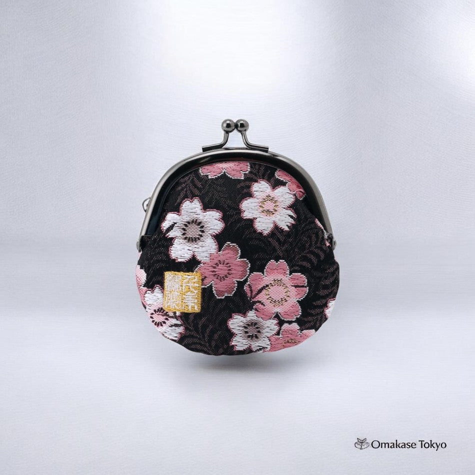 Porte-monnaie en brocart Senitosuin Nishijin