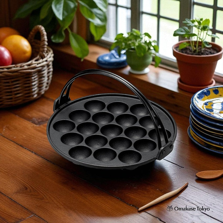 Ishigaki Iron Casting Takoyaki Machine-19 Holes