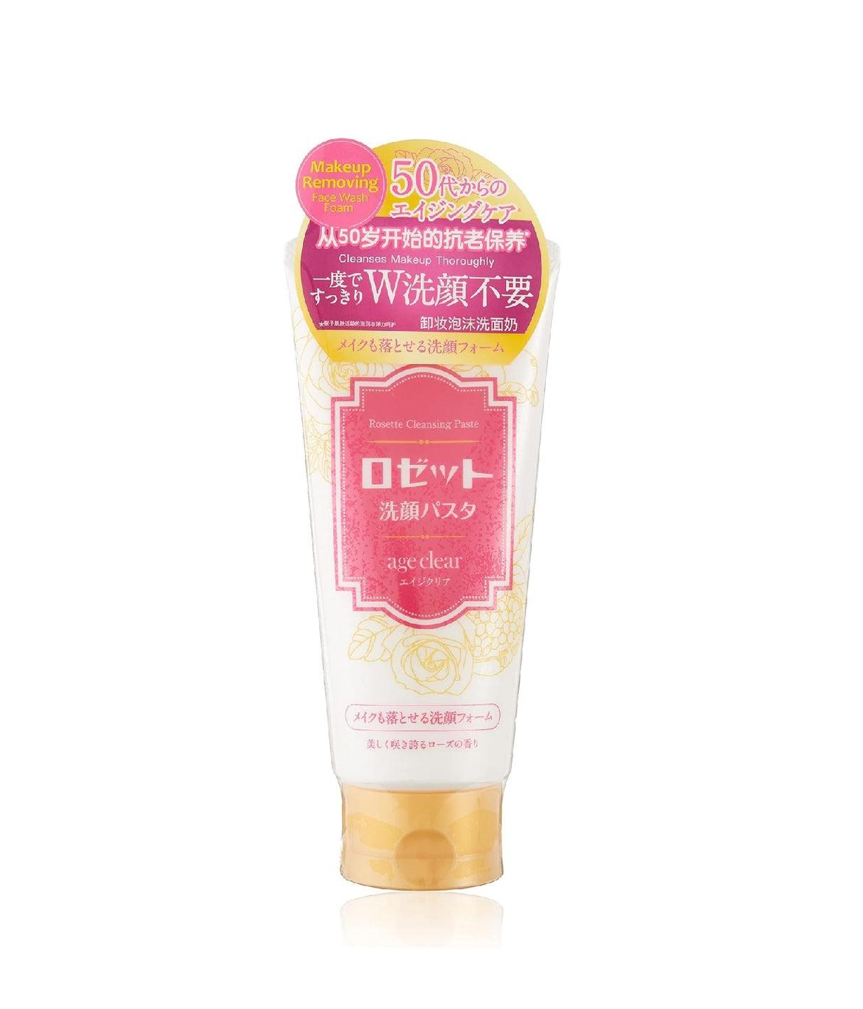 Rosette Age Clear Face Wash Makeup-Removing Cleansing Paste 150g