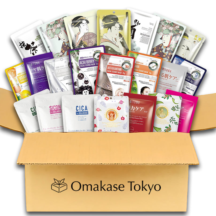 Japanese Omakase Facial Mask Subscription: 100set