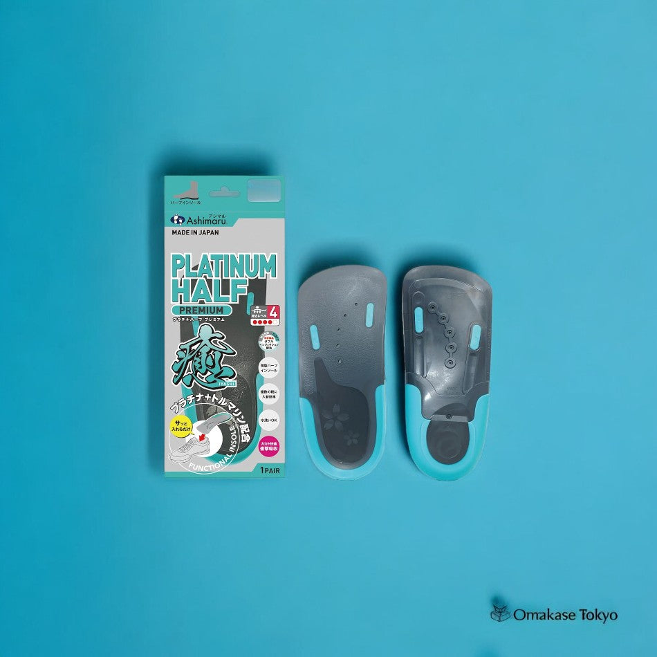 ASHIMARU Asymmetrical Half Insole-Blue