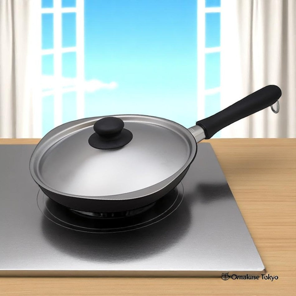 Yanagi Sori Magma Plate Iron Frying Pan 18 cm