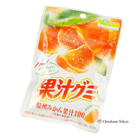 Meiji Fruit Gummy Candy Satsuma Mandarin Gummies 54g