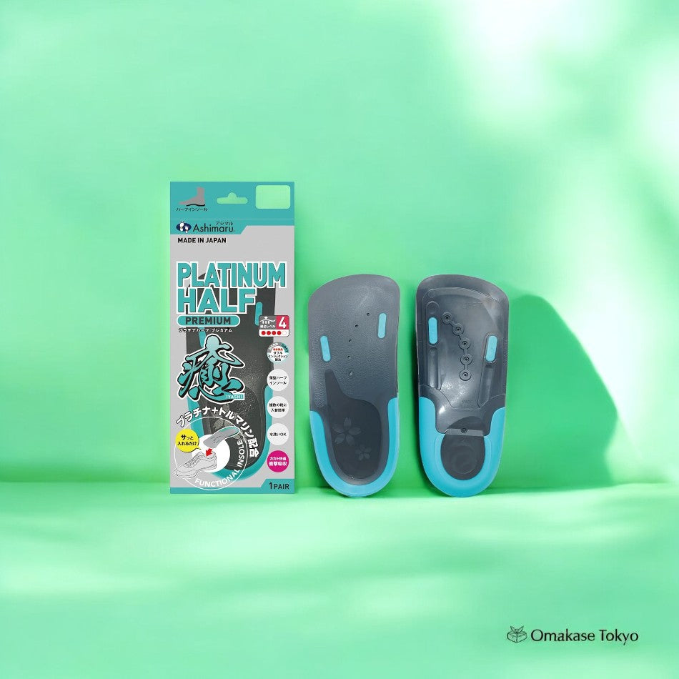 ASHIMARU Asymmetrical Half Insole-Blue