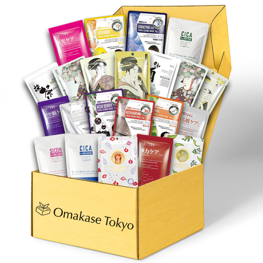 Japanese Omakase Facial Mask Subscription: 100set