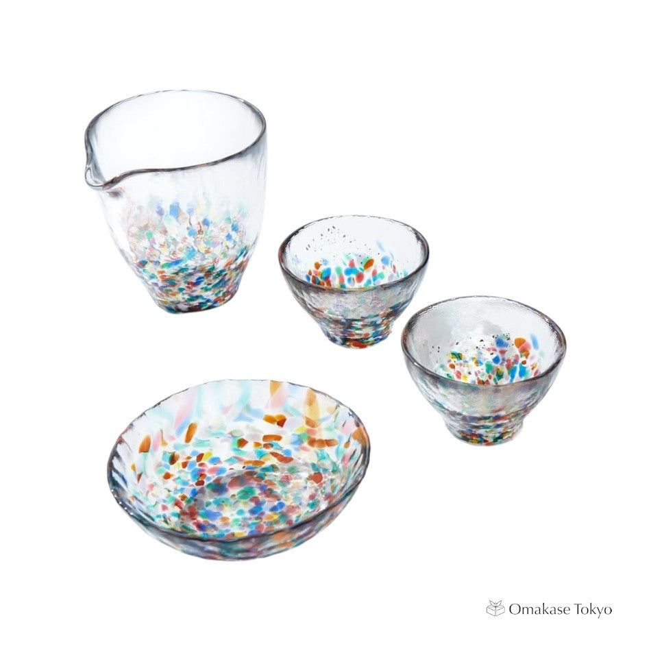 Aderia Tsugaru Vidro Nebuta Series Sake Glass