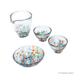Aderia Tsugaru Vidro Nebuta Series Sake Glass