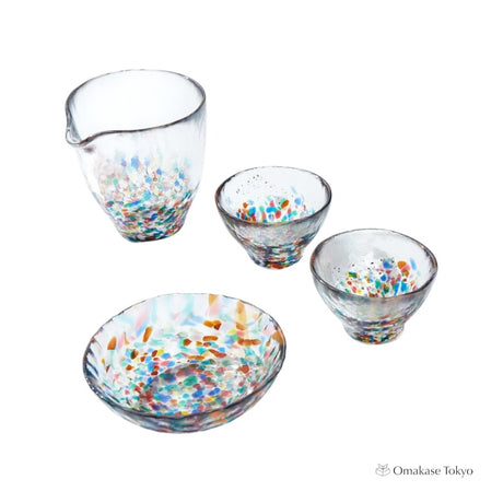 Aderia Tsugaru Vidro Nebuta Series Sake Glass