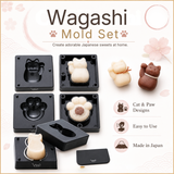 Nerikiri Starter Set Skater Japanese Wagashi Mold set with Anko Sweet Bean Paste