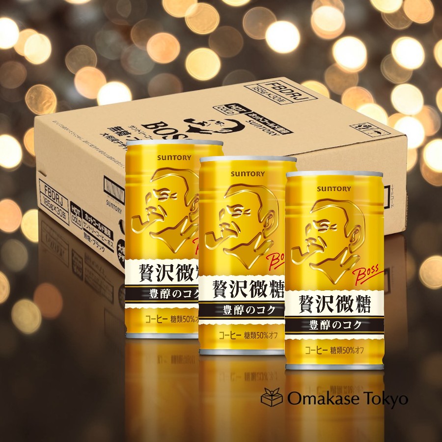 三得利BOSS 奢华低糖咖啡6.25 盎司（185 克）× 30 罐– Omakase Tokyo