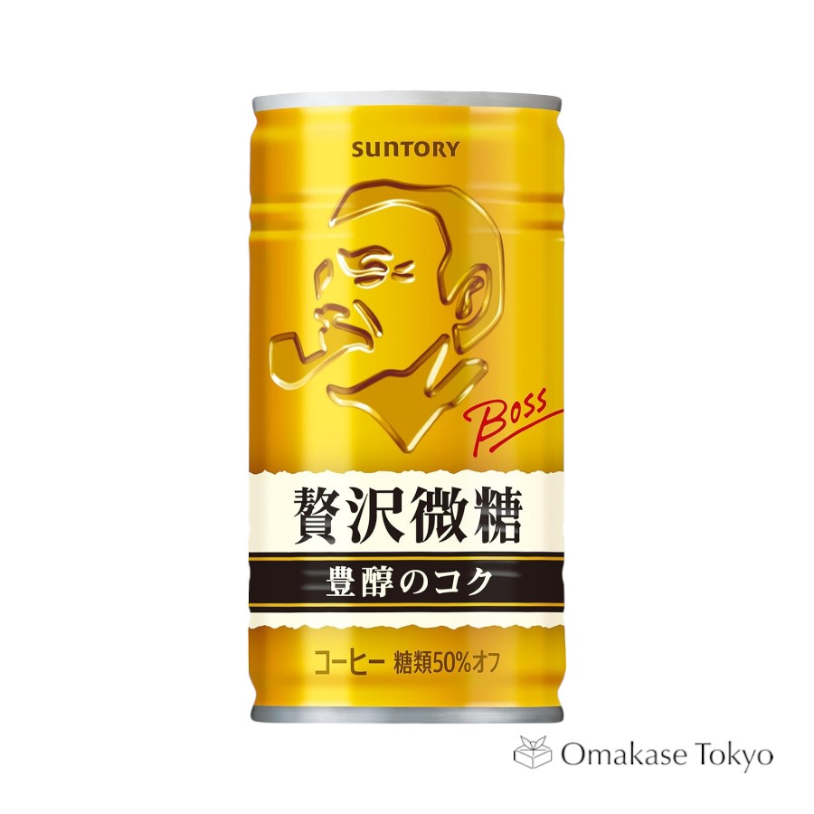 Suntory BOSS Luxurious Low Sugar Coffee 6.25 oz (185 g) × 30 Cans