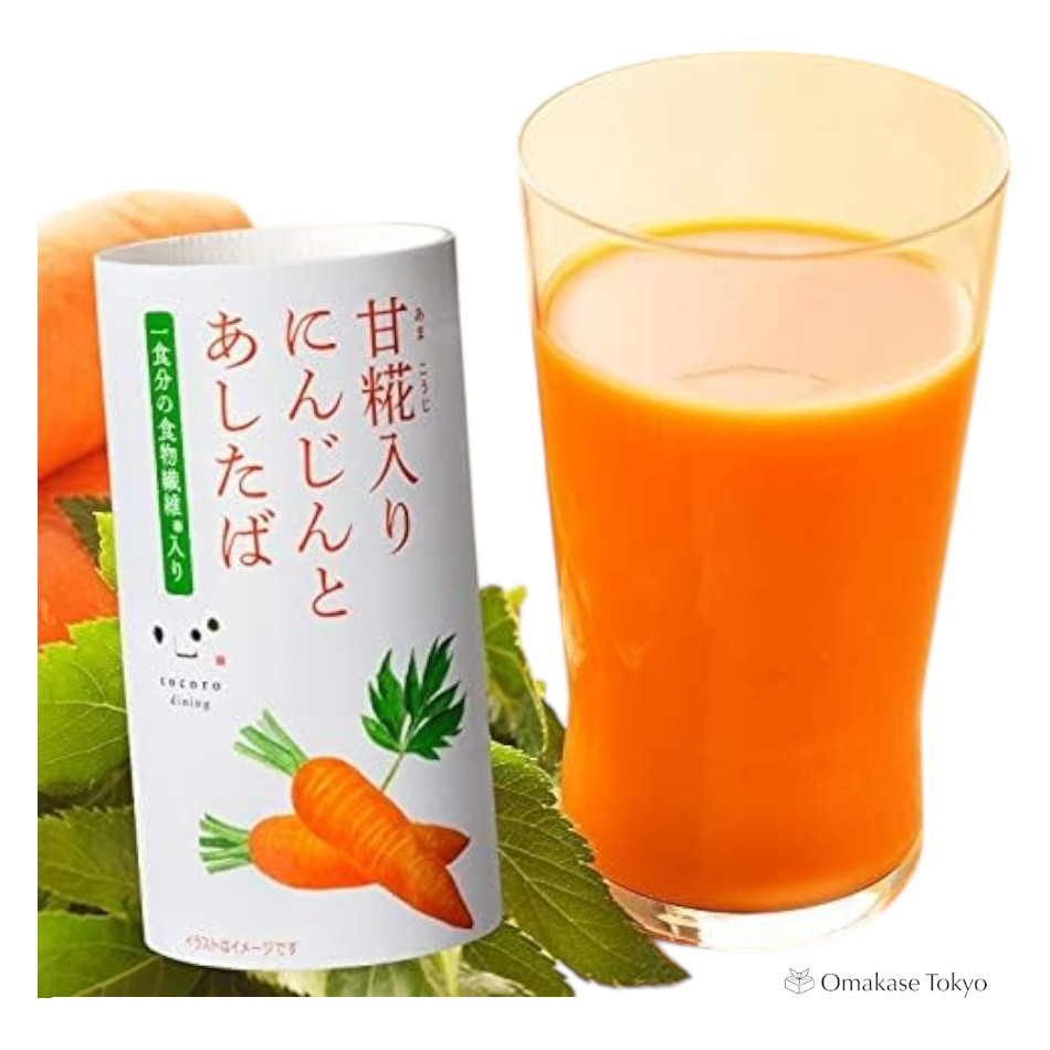 Carrot and Ashitaba Juice with Sweet Koji 18 Bottles Pack