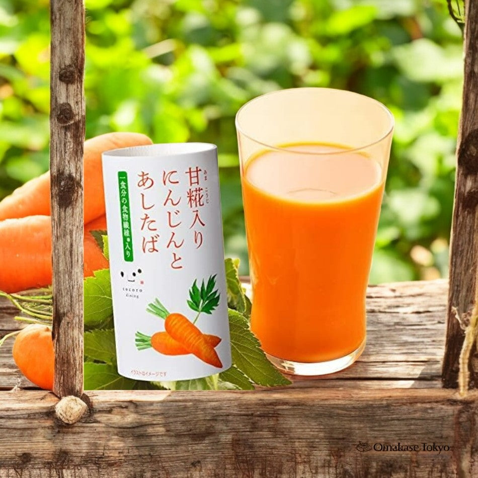 Carrot and Ashitaba Juice with Sweet Koji 18 Bottles Pack