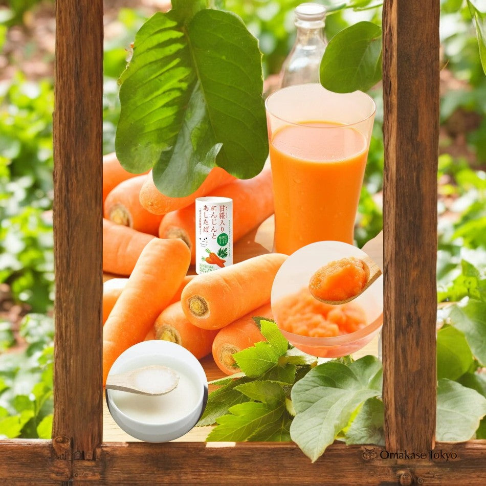 Carrot and Ashitaba Juice with Sweet Koji 18 Bottles Pack
