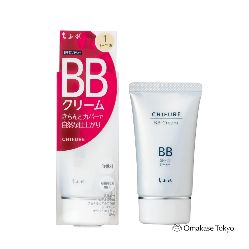 Chifure BB Cream Unscented 1 Ocher 50G - Natural Coverage