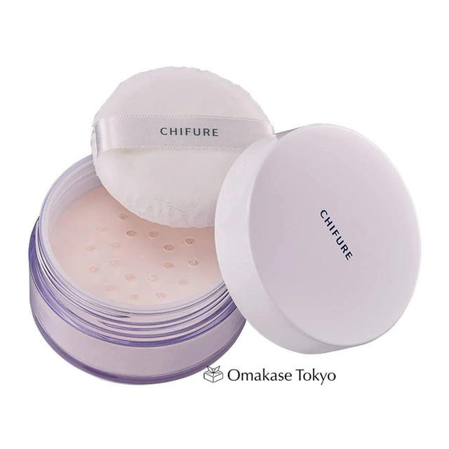 Chifure Loose Powder Unscented Pearly Lucent 20g - Includes Puff