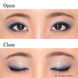 Chifure Twin Color Eyeshadow 93 Blue Blendable Long-lasting Eye Makeup