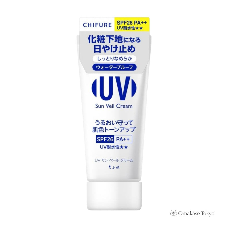 Chifure UV Sun Veil Cream Moisturizing Tone Up Sunscreen SPF26 50g