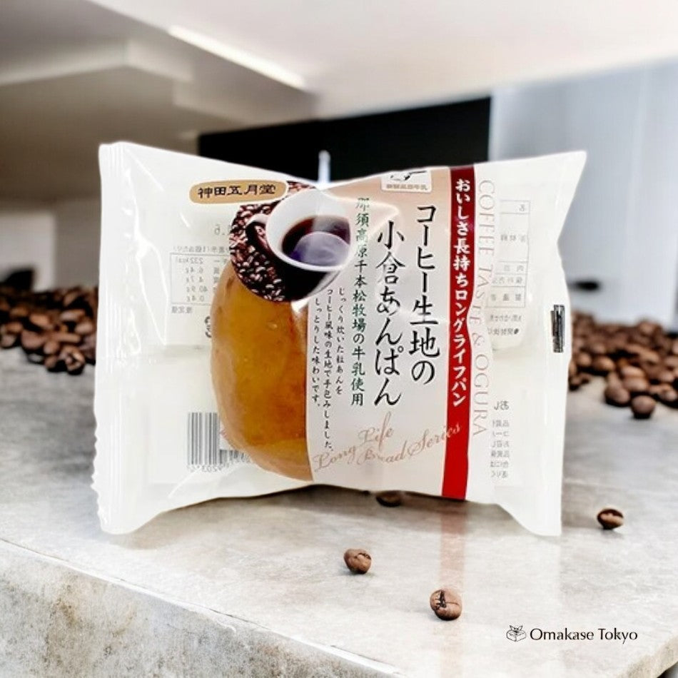 Kanda Satsukido Coffee Dough Red Bean Bun (12 Pieces)