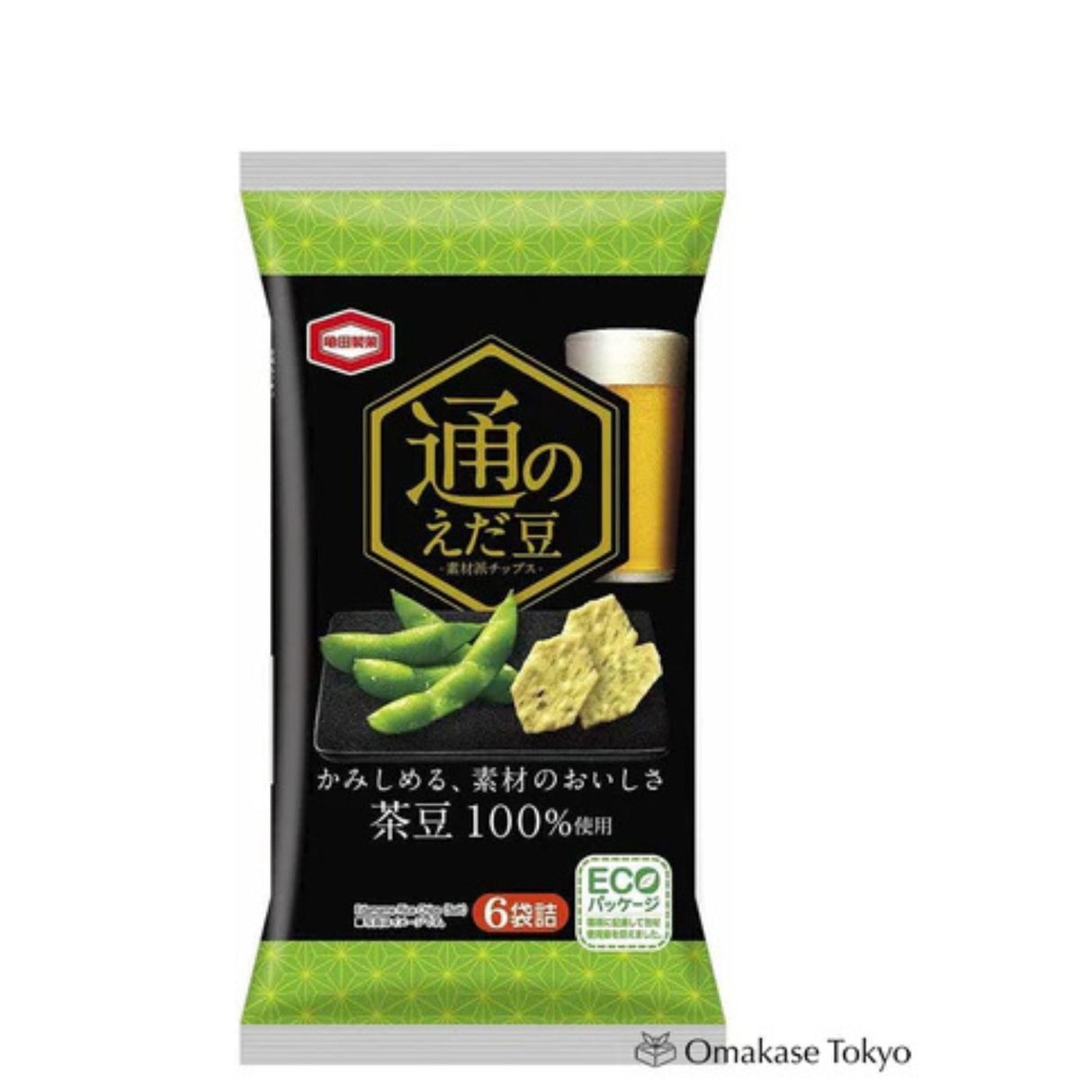 Kameda Edamame Rice Crackers 70g (12 Bags)