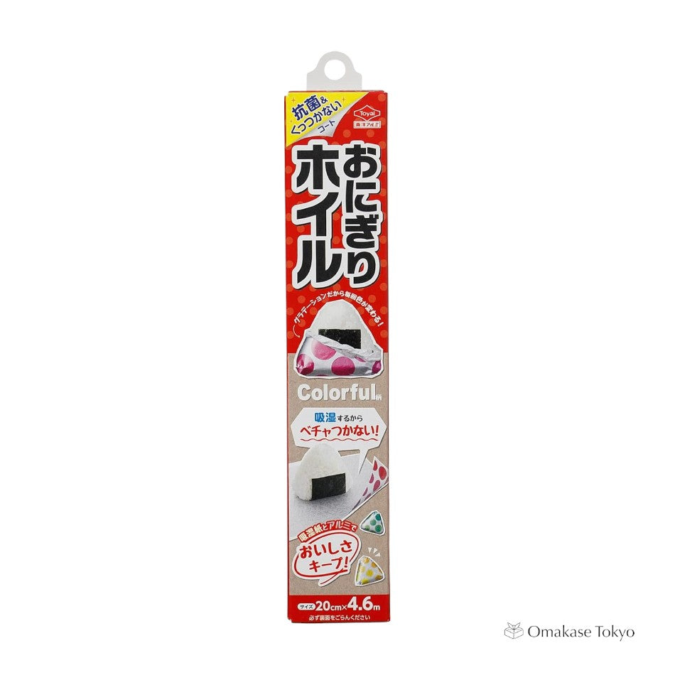 Toyo Aluminum S1752 Onigiri Foil Colorful Pattern for Rice Ball