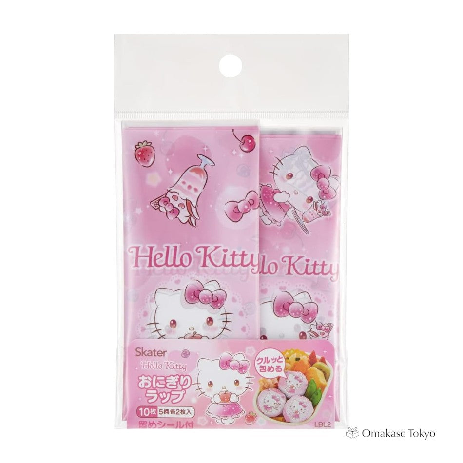 Skater Hello Kitty Onigiri Wrap, 10 pièces