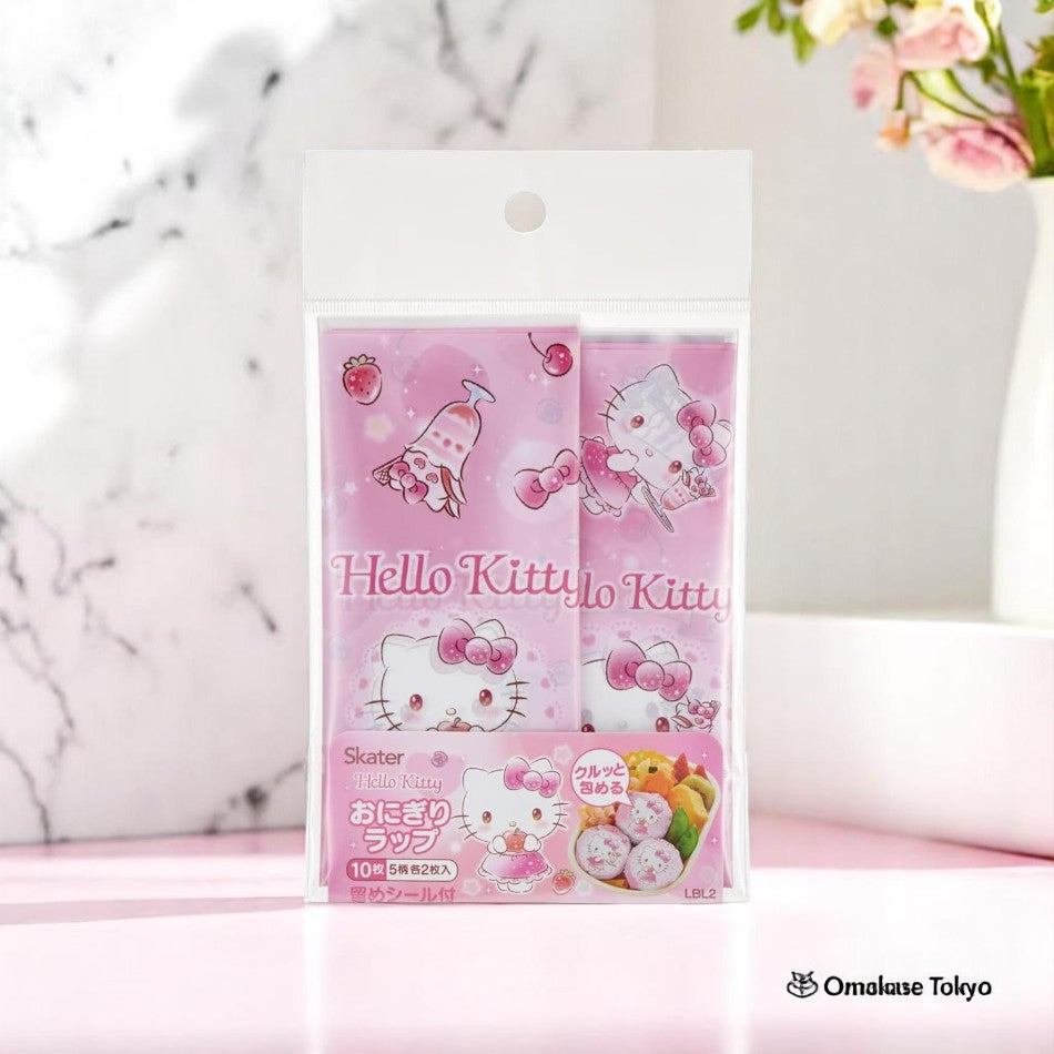 Skater Hello Kitty Onigiri Wrap, 10 pièces