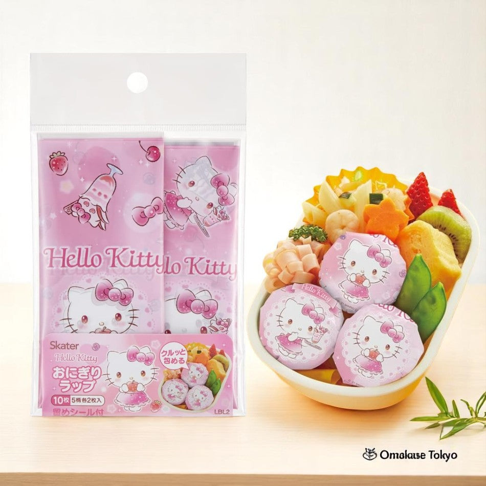 Skater Hello Kitty Onigiri Wrap, 10 pièces