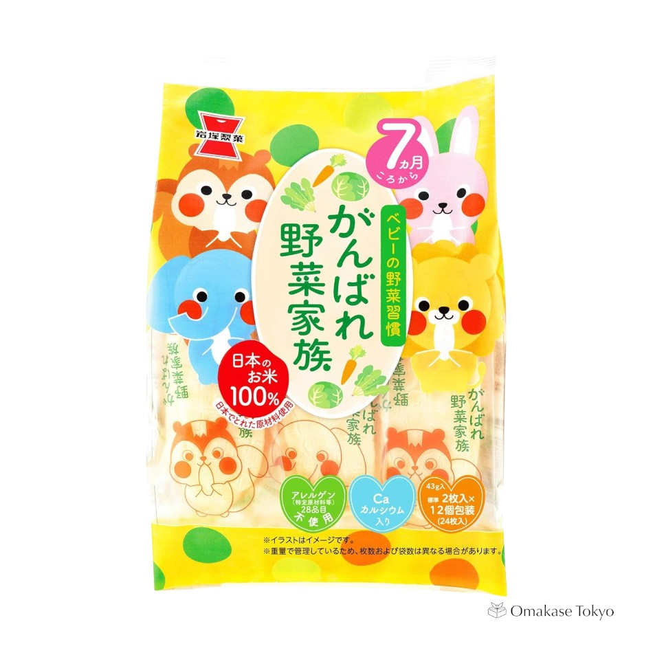Iwatsuka Seika Ganbare Vegetable Family