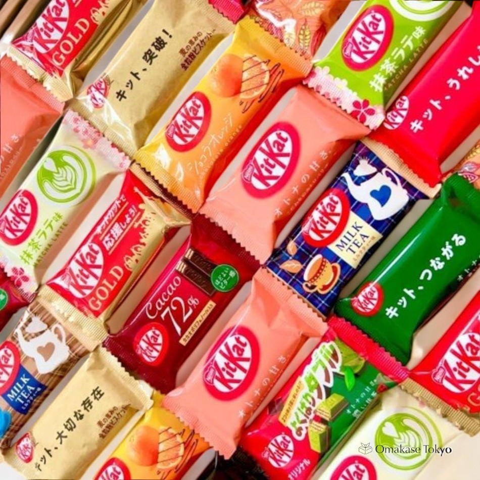 Japan KitKat Bars Variety Pack 60 Pcs Assortment with 20kinds