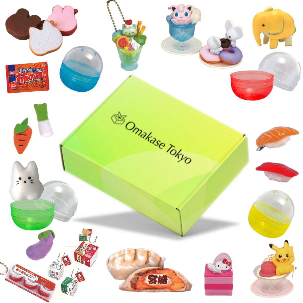 Gachapon Capsule Toy Lucky Set (pack of 8)