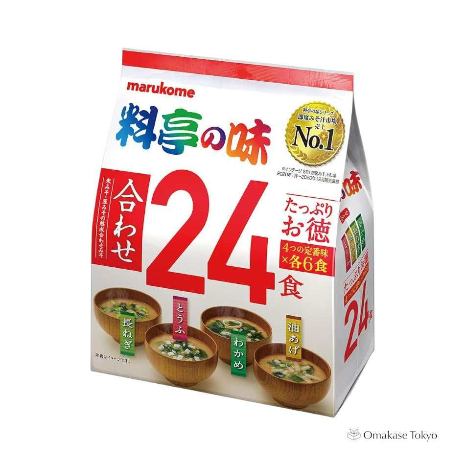 Marukome 味噌汤 6 包 24 份