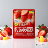 Meiji Juice Gummy Elastic Plus Strawberry
