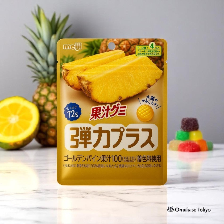 Meiji Juice Gummy Elastic Plus Golden Pine