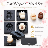 Nerikiri  Skater CWFL3S Flower Nerikiri Mold Set with Anko Sweet Bean Paste